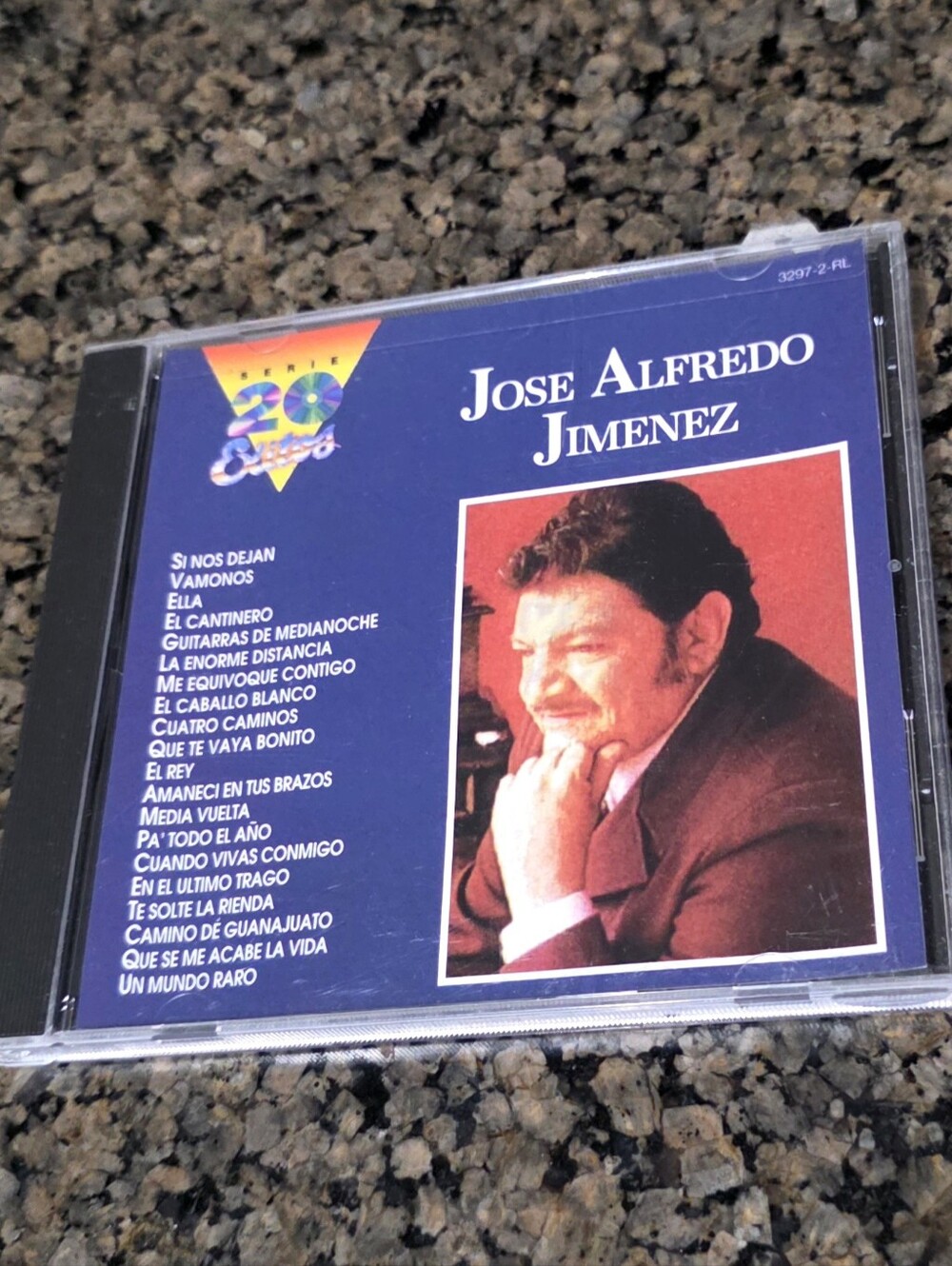 Jose Alfredo Jimenez - Serie 20 Exitos - 1989 Rare RCA Latin 3297-2-RL music CD